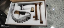 Crane-Tap Kitchen-Sink-Faucet Deck-Mounted Spring-Pull-Down Rose Cold-Water-Mixer Rozin