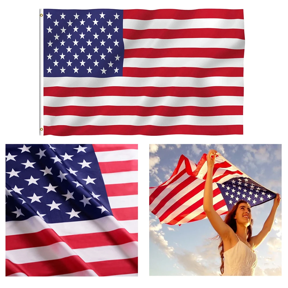 

American Flag National Country Flags 3x5 FT Polyester Decoration USA America Banner