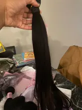 La UNICE cabello 30 pulgadas brasileño de hueso recto pelo mechones 100% mechones de cabello humano postizo mechones del pelo recto de la Virgen extensión 1/3/4 Uds