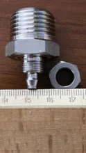 Pipe-Fittings Connector Stainless-Steel Bsp-Thread Tube Male Ss-304 1pc 1/8