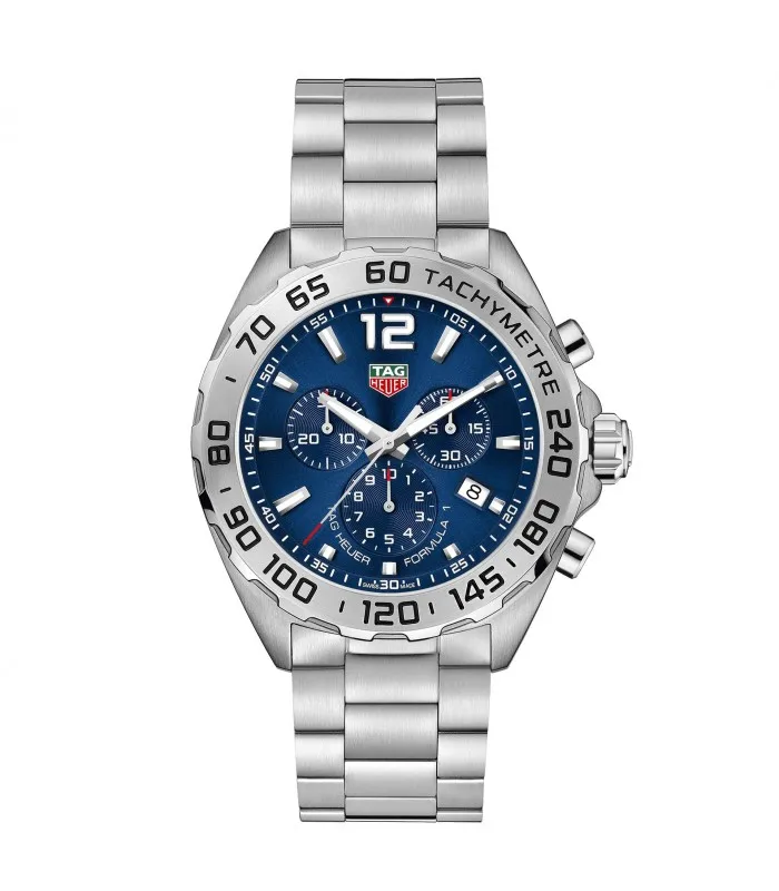 TAG HEUER часы FORMULA 1 хронограф 43 мм кварц CAZ101K. BA0842