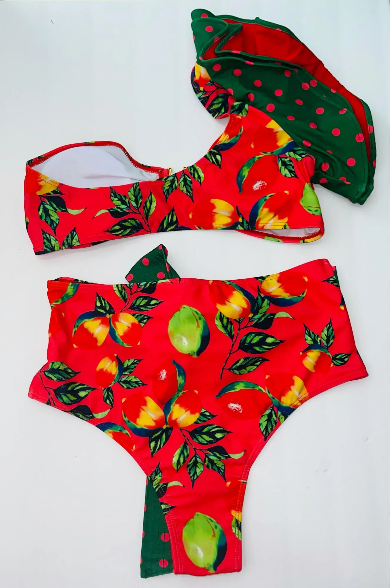 Maillot 2 Pièces Bohème Tropical Asymétrique - ISAE