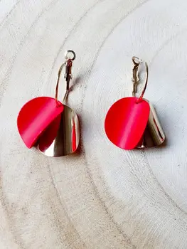 

Earrings Double Layer Network