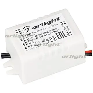 

022365 power supply arv-al12005 (12V, 0.42a, 5 w) Arlight box 1-piece