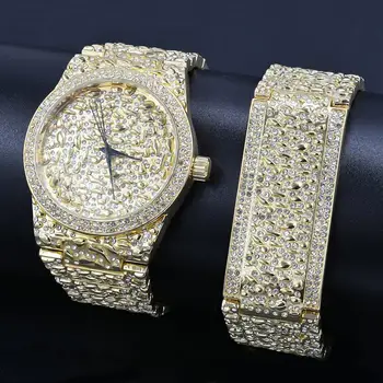 

SUNDIAL BLING METAL WATCH AND BRACELET| 530282