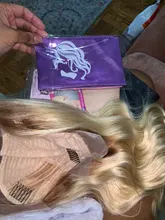 Nadula-pelucas de cabello humano Rubio degradado, peluca completa de encaje prearrancado con pelo de bebé, peluca con malla Frontal 13x 4/360, peluca Frontal de encaje T4/613