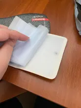 Nuevas de cuero función 24 Bits tarjeta caso titular de la tarjeta de negocio de las mujeres de los hombres de crédito Tarjeta de pasaporte bolsa cartera para tarjetas y documentos de identidad 8 colores