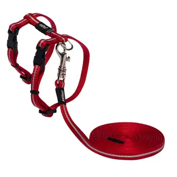 

Set of leash and harness for cats rogz Alleycat xs-8mm 1,8 m red
