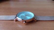 Shengke-relojes creativos de cuarzo para Mujer, pulsera de lujo de oro rosa, de malla, nuevos