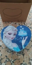 Conjunto de collar y pulsera de princesa Elsa para niños y niñas, caja de regalo de joyería con pinza para el pelo de Frozen 2, regalo de Navidad y vacaciones