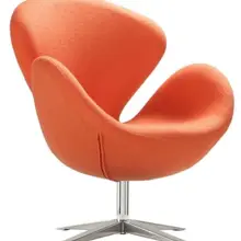 Лебединое кресло Fauteuil Arne Jacobsen laine cachemire tournant choix de couleurs
