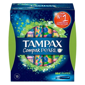 

Super Tampons Pearl Compak Tampax (18 uds)