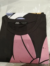 Black T-Shirt Daisy Duck Cartoon Print Sweet Women Cute Disney Fashion Tee-Tops Pullover