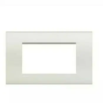 

BTICINO LNA4804BI SERIE LIVINGLIGHT PLACCA 4 POSTI TECNOPOLIMERO BIANCO