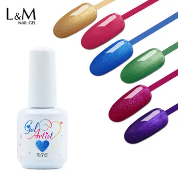 

Gelartist 6pcs /lot Nails gel polish UV Shimmer Twilight Forest Color Gel Series led soak off Hight quality Art Nail Gel Polish