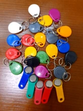 EM4305-Tarjeta duplicadora T5577, 10 unidades, copia de 125khz, RFID, llavero, anillo de proximidad