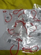 Pulsera de hilo rojo Unisex, para parejas, amigos, la suerte, regalos, joyería hecha a mano, 10 Uds.