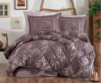 

Double 100% Cotton Satin Fabric Quilt And Duvet Cover Set