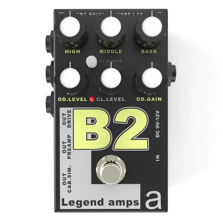 B-2 Legend Amps 2 Двухканальный гитарный предусилитель B2(BG-Sharp), AMT Electronics