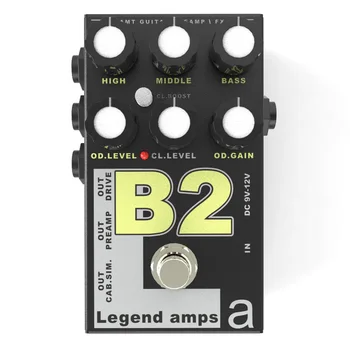 

B-2 legend amps 2 dual channel guitar preamp B2 (BG-Sharp), AMT Electronics