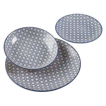 

Dinnerware Set Electra Ceramic (18 Pieces)