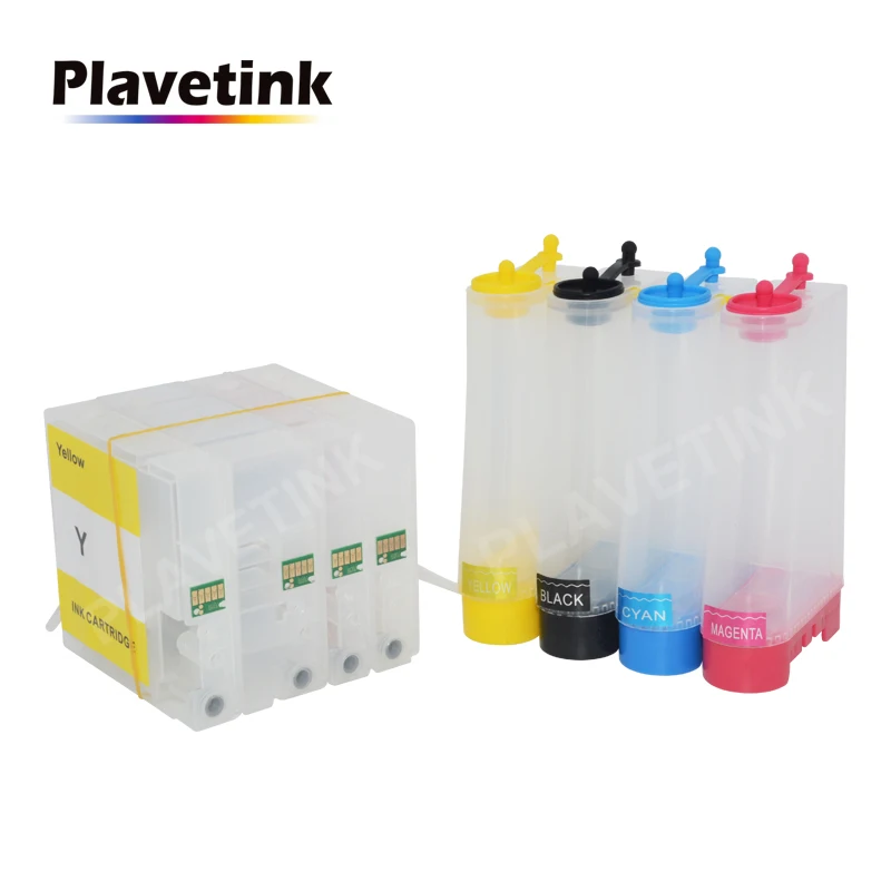 

Plavetink 4 Color CISS Ink System For Canon MAXIFY Ib4010 IB4110 MB5110 MB5310 MB5410 Printer PGI 2100 Continuous ink Tank