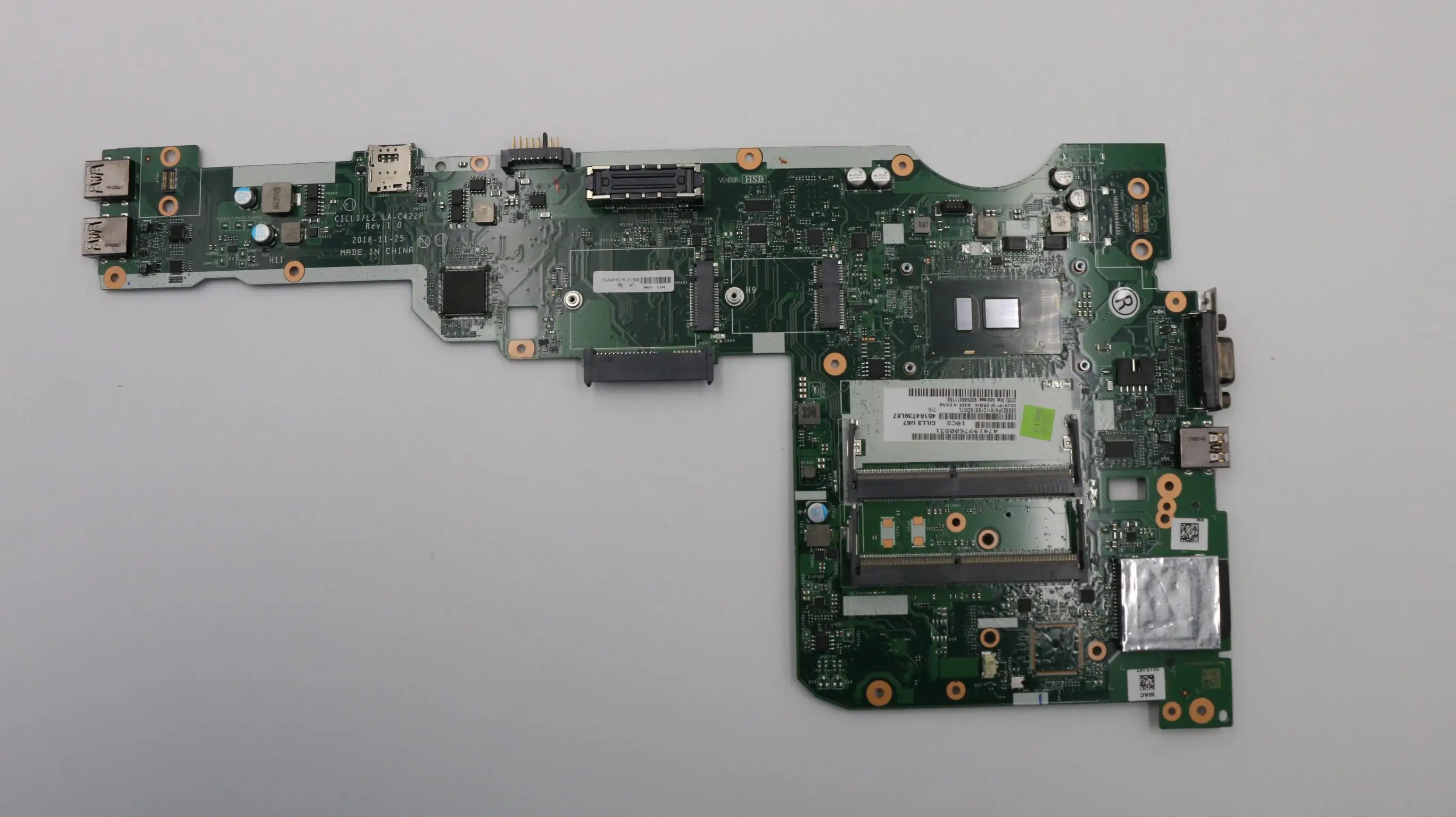Материнская плата для ноутбука Lenovo L570 i3-6100U HD WIN TPM2 LA-C422P Rev. 1.0 01YR008 | Компьютеры и