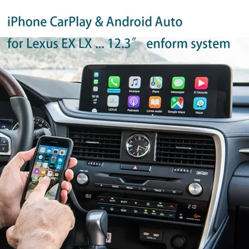 

Android-Auto / CarPlay Interface for Car Lexus RX LX OEM Enform System after 2015 factory screen 12.3 inch