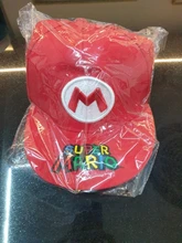 Gorra de baseball con bordado de Mario para niñas, informal, cosplay, hip hop, para viajar al aire libre