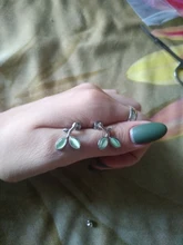 Mori-pendientes de rama de árbol para mujer, pendientes pequeños de ojo de gato, verde dulce, estudiantes, joyería, regalos de fiesta, gran oferta