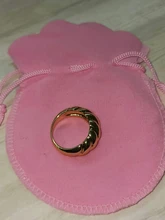 Anillos irregulares de croissant para mujer, Anillos geométricos circulares gruesas con texturas minimalistas, joyería 2021