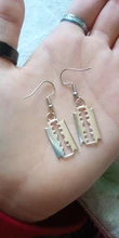 Earrings Punk Jewelry-Accessories Handcuffs Blade-Gun Cool Creativity Women Fashion 