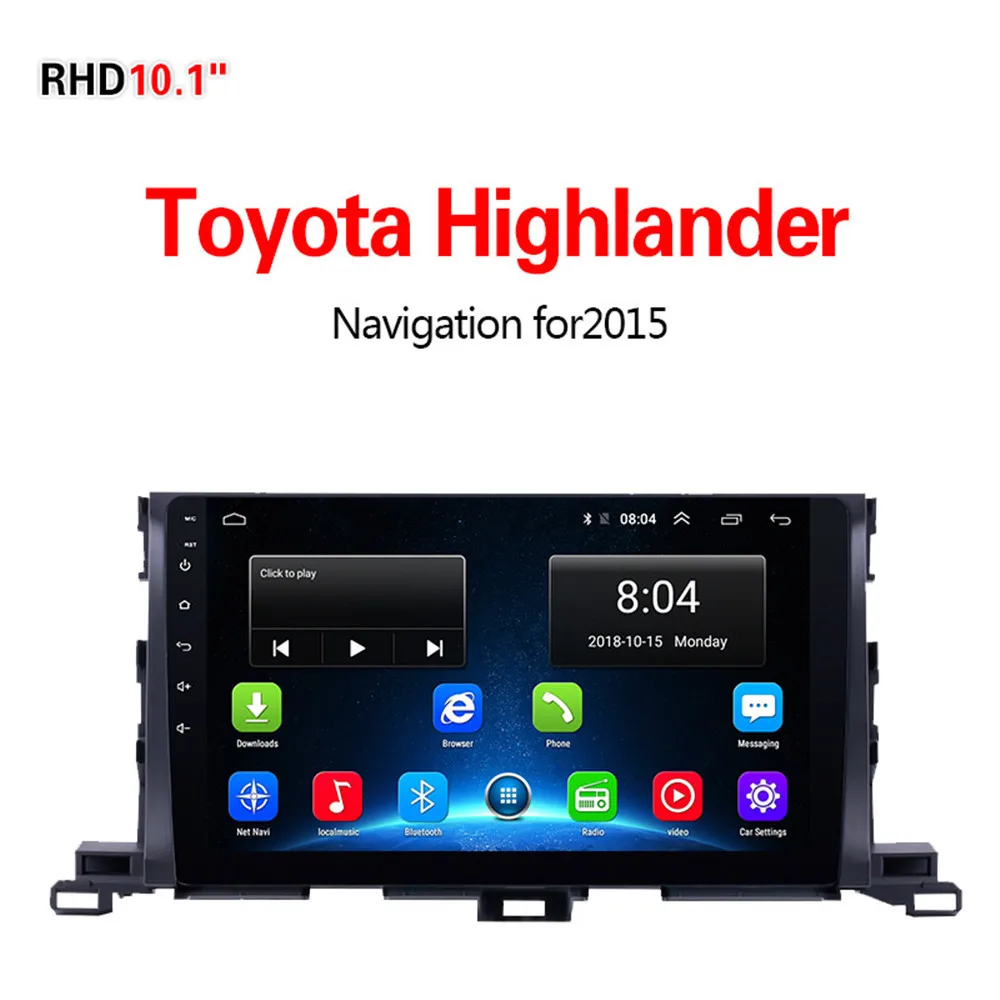 Lionet gps навигация для автомобиля Toyota Highlander 10,1 дюймов RT1013Y - Размер экрана, дюймов: 4G2G32G