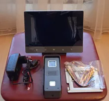 Sistema de intercomunicador con cable para puerta, pantalla a color de 7 pulgadas, videoportero con visión nocturna y grabación de vídeo, novedad de 2021