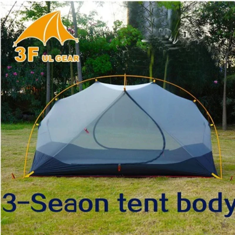 3 season inner tent 3F ul gear 2 человека 3/4 сезон Внутренняя палатка дышащая Сверхлегкая палатка для MRS Hubba Внутренняя палатка - Цвет: 3 season inner tent