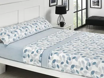

NOVOTEXTIL Juego de sabanas coralina cama matrimonio conjuntos ropa de cama 3 Piezas varias medidas y Colores WISCONSIN