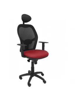 

CHAIR WITH BACKREST MESH BLACK FABRIC BALI COLOR GARNET WITH HEADBOARD