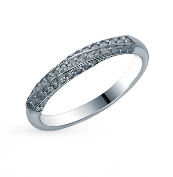 

Silver ring with cubic zirconia sunlight sample 925 test