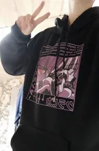 Sudaderas con capucha de Hunter X Hunter para mujer, jerséis, sudaderas con capucha, Killua Zoldyck, estampado de ojo del diablo, Sudadera con capucha de Anime, Tops