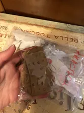 Pendiente de Papel Kraft con etiqueta para colgar tarjeta para presentación de joyas, pendiente, etiqueta de papel Kraft, etiquetas de precio, 3,5x2,5 cm, 100 unids/lote