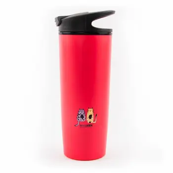 

BiggDesign Cats in Istanbul Red Unspillable Vacuum Mug