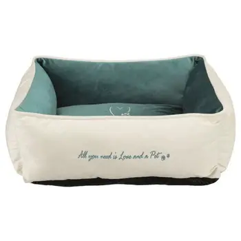 

TRIXIE Pet's Home Bed-60x50 cm - Beige cream and blue oil-For dogs