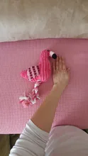 De peluche de felpa Flamingo perros de compañía morder masticar juguetes de Chihuahua/Yorkshire/Bulldog/Pug/Corgi perro interactivo/perro de juguete