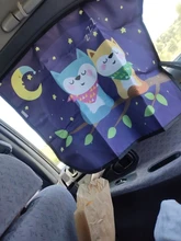 Universal parasol de coche cubierta de protección UV cortina de ventana lateral parasol para bebé niños de dibujos animados lindo estilo de coche