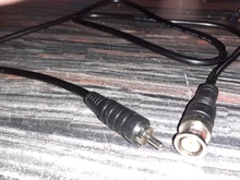 Conector de Cable Coaxial de 1M/3 pies macho BNC a RCA, adaptador de vídeo para sistema de cámara CCTV, accesorios para cámara