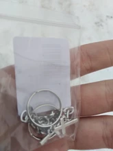 Punk Hip-Hop Cruz anillo de plata Chapado en Color Retro Cadena de dedo anillo de joyería ajustable regalo para Unisex anillo partido anillos