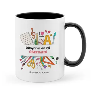 

Personalized World Best Teacher Black Mug Cup-13