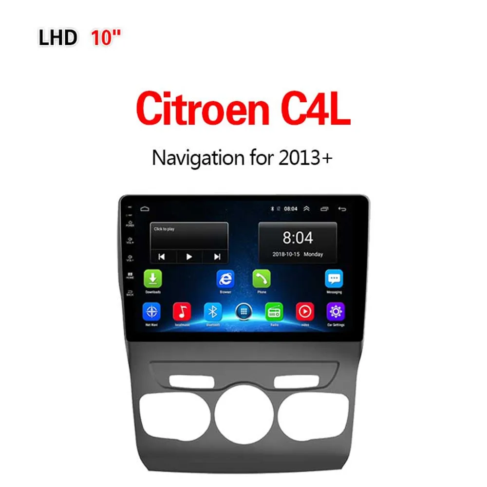 Lionet gps навигация для автомобиля Citroen C4L 2013+ 10,1 дюймов LC1013Y