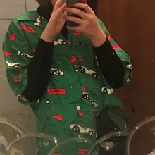 Camisas Harajuku para hombre y mujer, camisa holgada de gran tamaño con estampado de Diablo, camisas de manga corta para vacaciones de verano, ropa de calle, novedad de 2021