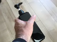 Bottle Shampoo Lotion Empty-Container Shower-Gel-Holder Liquid-Soap Black 500ml 1pc